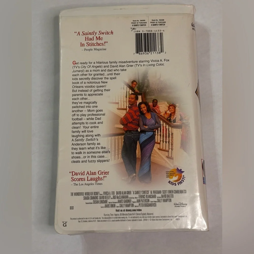 Disney The Wonderful World VHS with Blue and Gold Logo